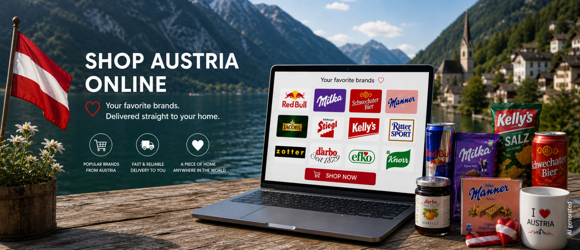 Austrian Products Lake Mountains
