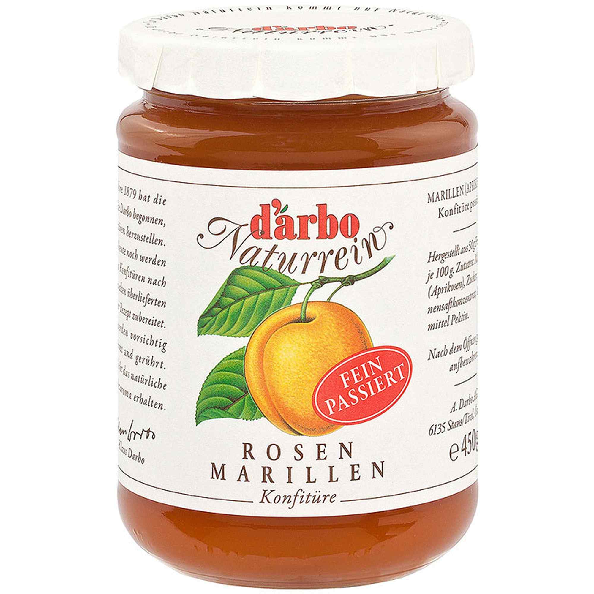 Darbo Naturrein Marillen jams passed 450g- order online now