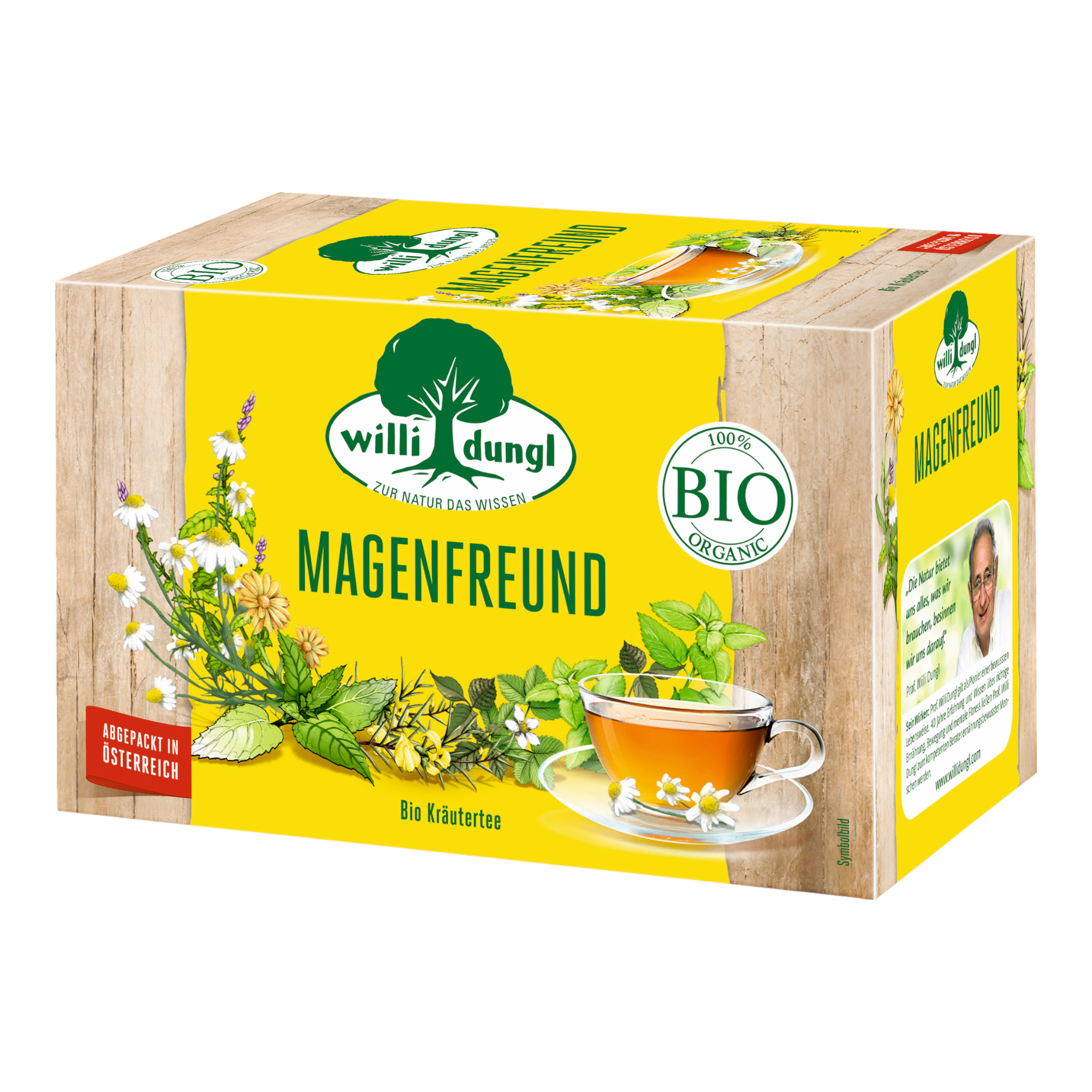 Organic Magenfreund herbal tea 20 bags from Willi Dungl – order