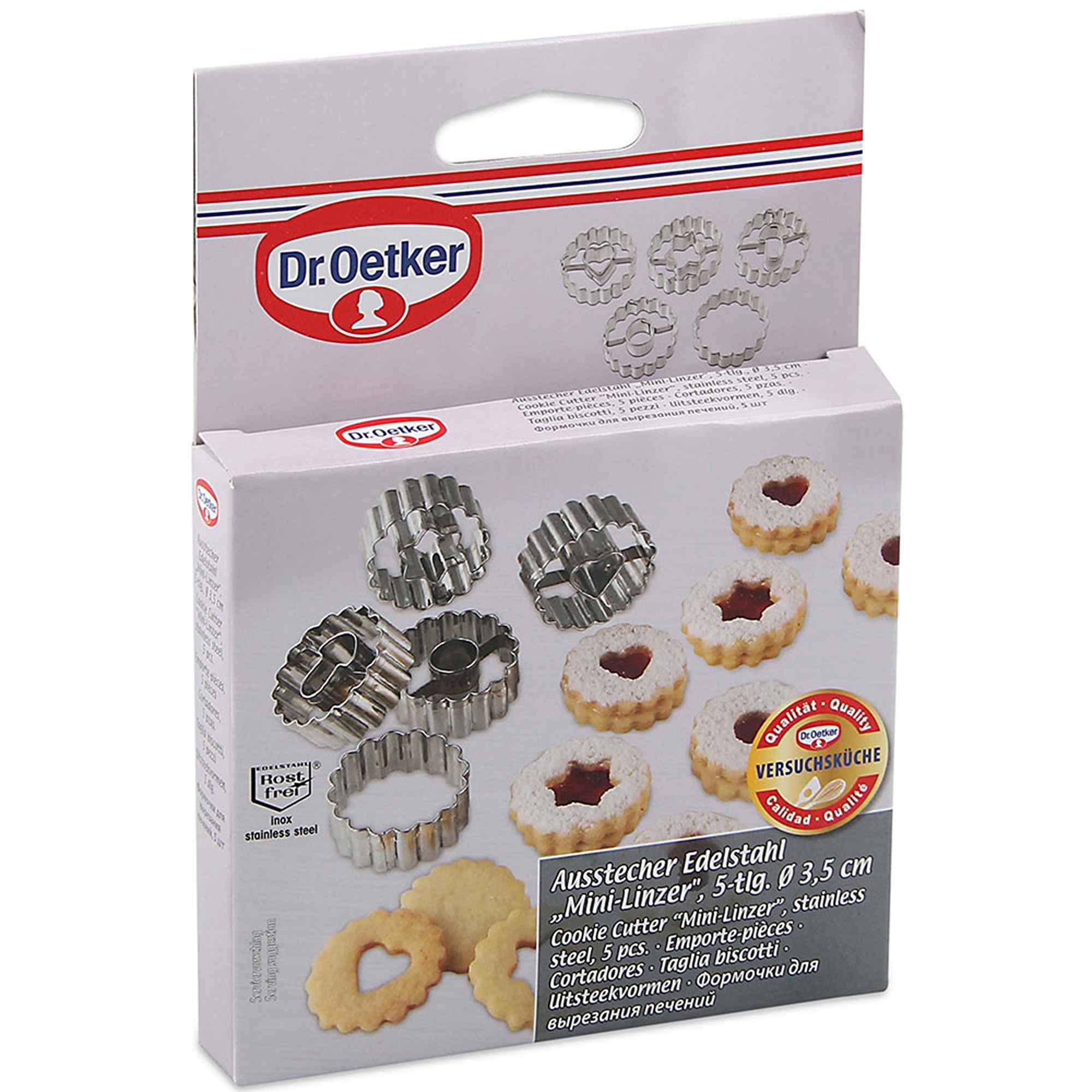 Buy Dr. Oetker cookie cutter linzer 5 pcs - 1 piece online