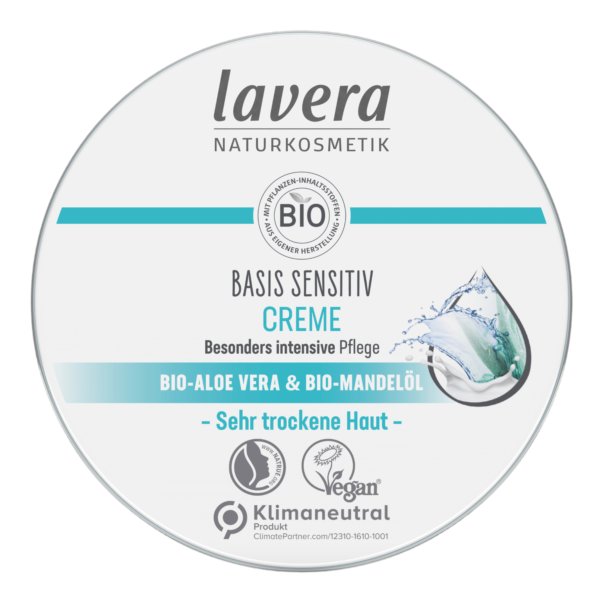 Lavera Basis Sensitiv Reinigungsschaum - Veganer Naturkosmetik Gesichtsreiniger Mit Bio Aloe Vera & Mandelöl, 150 Ml