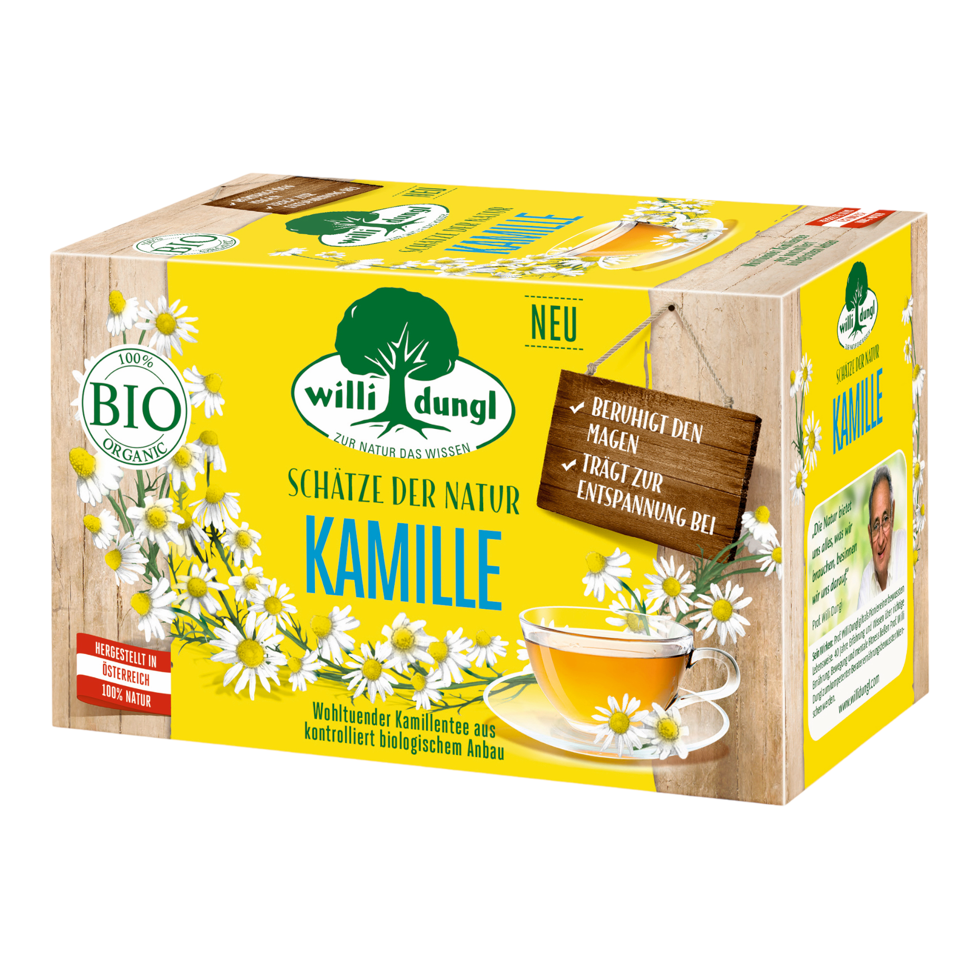 Organic Chamomile Tea 20 bags from Willi Dungl – order online now!