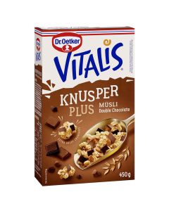 Dr. Oetker Vitalis KnusperPlus Double Chocolate 450g