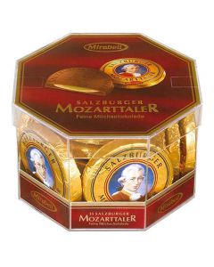 Mirabell Salzburger Mozarttaler Klarsichtdose 14 Stk. - 280g