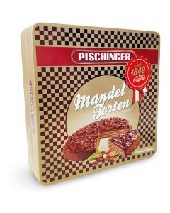 Pischinger almond cake in anniversary retro tin - 320g
