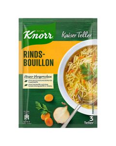 Knorr Kaiserteller Rindsbouillon mit Eiernudeln - 73g