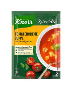 Knorr Kaiserteller Tomatencreme Suppe mit Eierteigwaren - 94g
