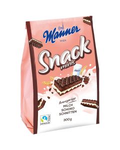 Manner Snack Minis chocolate 300g