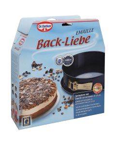 Dr. Oetker spring mold pan with enamel serving bottom and non-stick ring Ø28x8cm - 1 piece