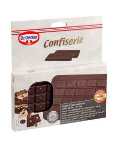 Dr. Oetker Silikon-Schokoladenform Süße Tafeln 2er Set - 1 Stück