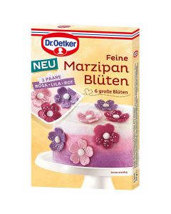 Dr. Oetker Feine Marzipan Blüten 6 Stück - 24g