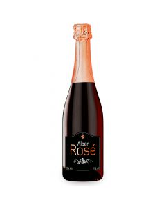 Alpen Rosé - Alkoholfreier Schaumwein 750ml - Fein perlend und überzeugt mit seinem exotisch-würzigen Geschmack von Alpdrinks