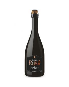 Bio Alpen Rosé - Alkoholfreier Schaumwein 750ml - Fein perlend und überzeugt mit seinem exotisch-würzigen Geschmack von Alpdrinks