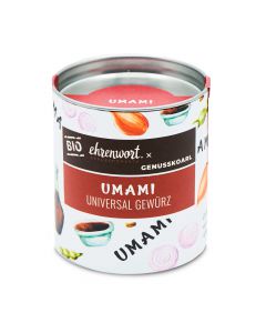Bio Ehrenwort Umami Universal Gewürz 50g - Universal Gewürzmischung - verleiht allen Speisen echte geschmackliche Tiefe von ehrenwort