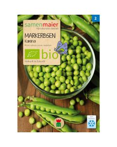 Bio Markerbsen Karina - Saatgut für zirka 40 Pflanzen