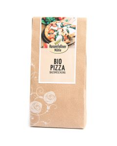 Bio Pizza Mehl Backmischung 350g - leicht verdaulicher Weizen - hoher Eiweißgehalt - lactosefrei von Rosenfellner Mühle