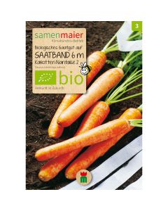 Bio Saatband Karotten Nantaise 2 - 6m Saatband