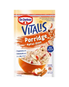 Dr. Oetker Vitalis Porridge Apfel-Zimt - 48g
