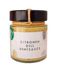 Bio Zitronen Dill Senf Sauce 125g