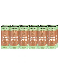 HAKUMA Bio Caffe Latte 12 x 235ml - Premium Caffe Latte auf Hafermilchbasis - in der CartoCan - vegan und glutenfrei von HAKUMA