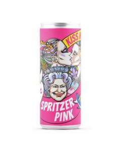 Kiss me Spritzer Pink 250ml - trocken - spritzig - fruchtig - beerig - blumiger Sommerdrink von Weingut Müllner