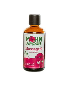 Massageöl 100ml - Diese Mischung aus erlesenen Ölen sorgt für geschmeidige Haut - Auf Basis von Mandelöl von Mohn Amour