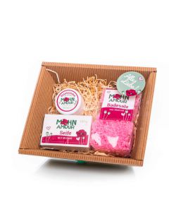 Mohn-Amour Kosmetik Geschenkbox mini - Geschenkidee für Mohn Liebhaber von Mohn Amour