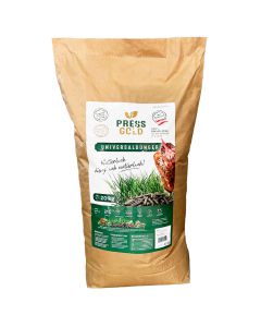 Pressgold Universaldünger - organische Hühnermist Pellets 20kg - Ohne jegliche Zusatzstoffe - Mit vielen natürlichen Nährstoffen - Fördert die Hummusbildung