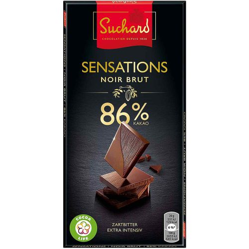 Suchard Sensations Noir Brut 86% - 100g