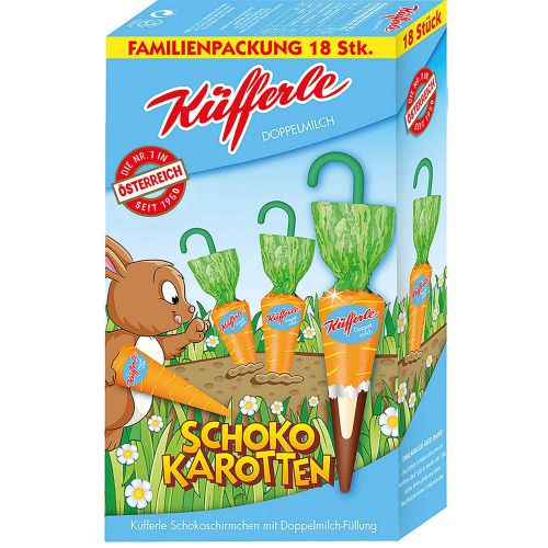 Küfferle chocolate carrots milk 18s - 240g