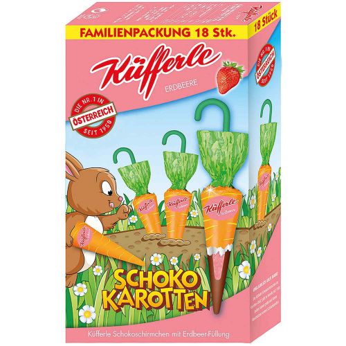 Küfferle chocolate carrots strawberry 18s - 240g