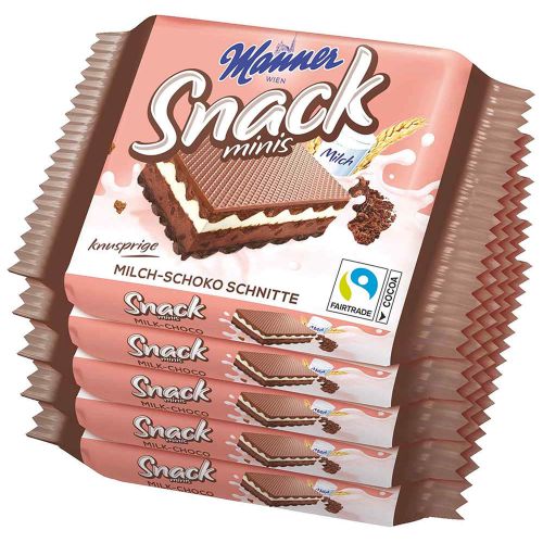 Manner Snack Minis Milch-Schoko 5x25g