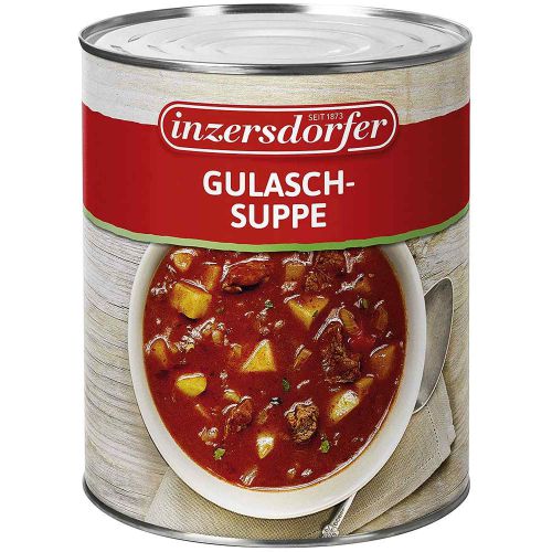 Inzersdorfer Gulaschsuppe in der Dose 2.900g - der Klassiker der österreichischen Küche
