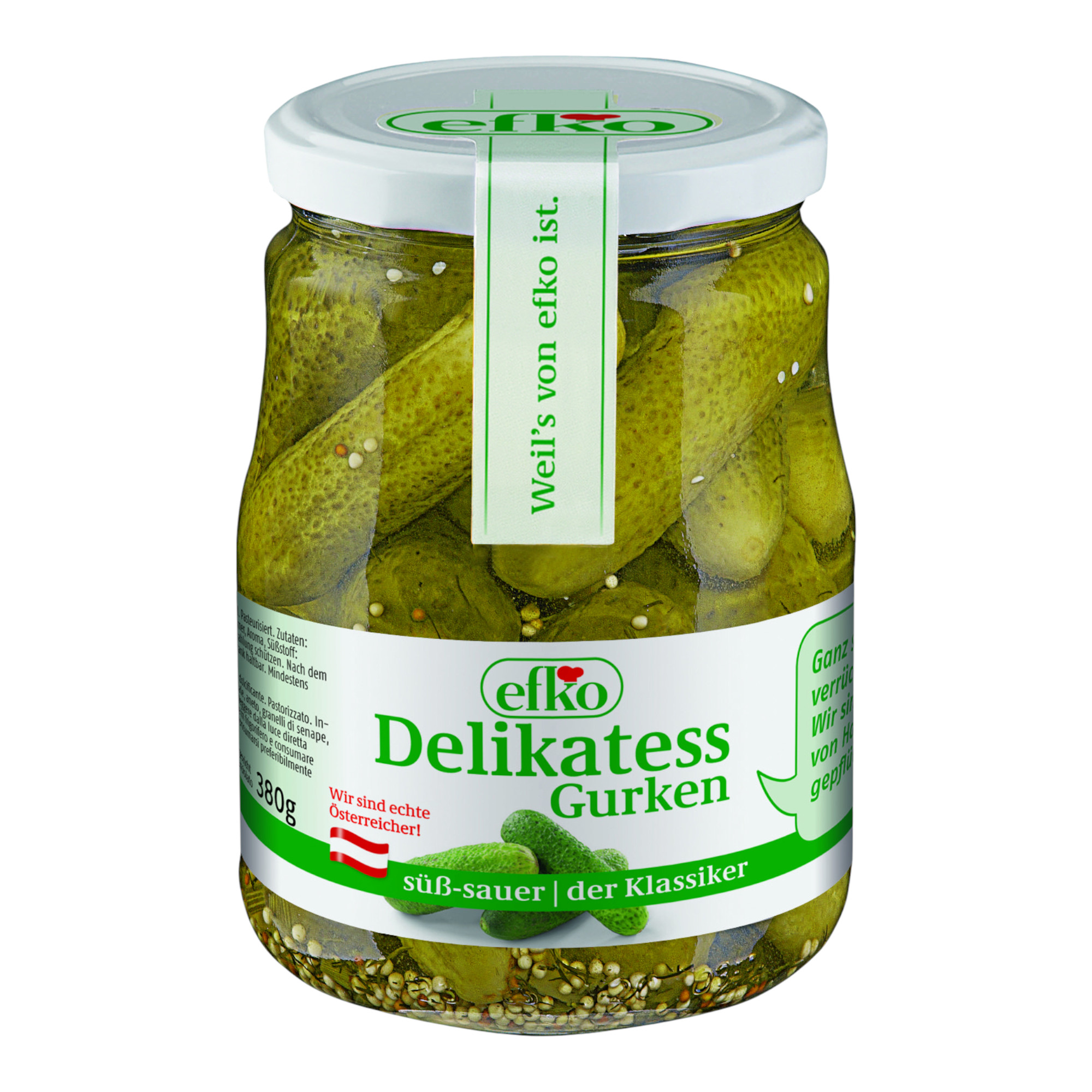 Delikatess Gurken s-sauer 720ml von Efko jetzt online bestellen!