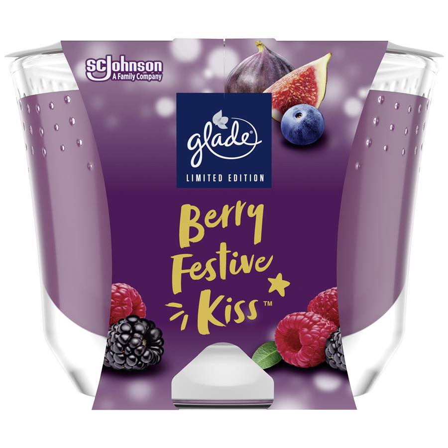 Order the Berry Kiss scented candle (1 piece) from Glade (by Brise) online now!