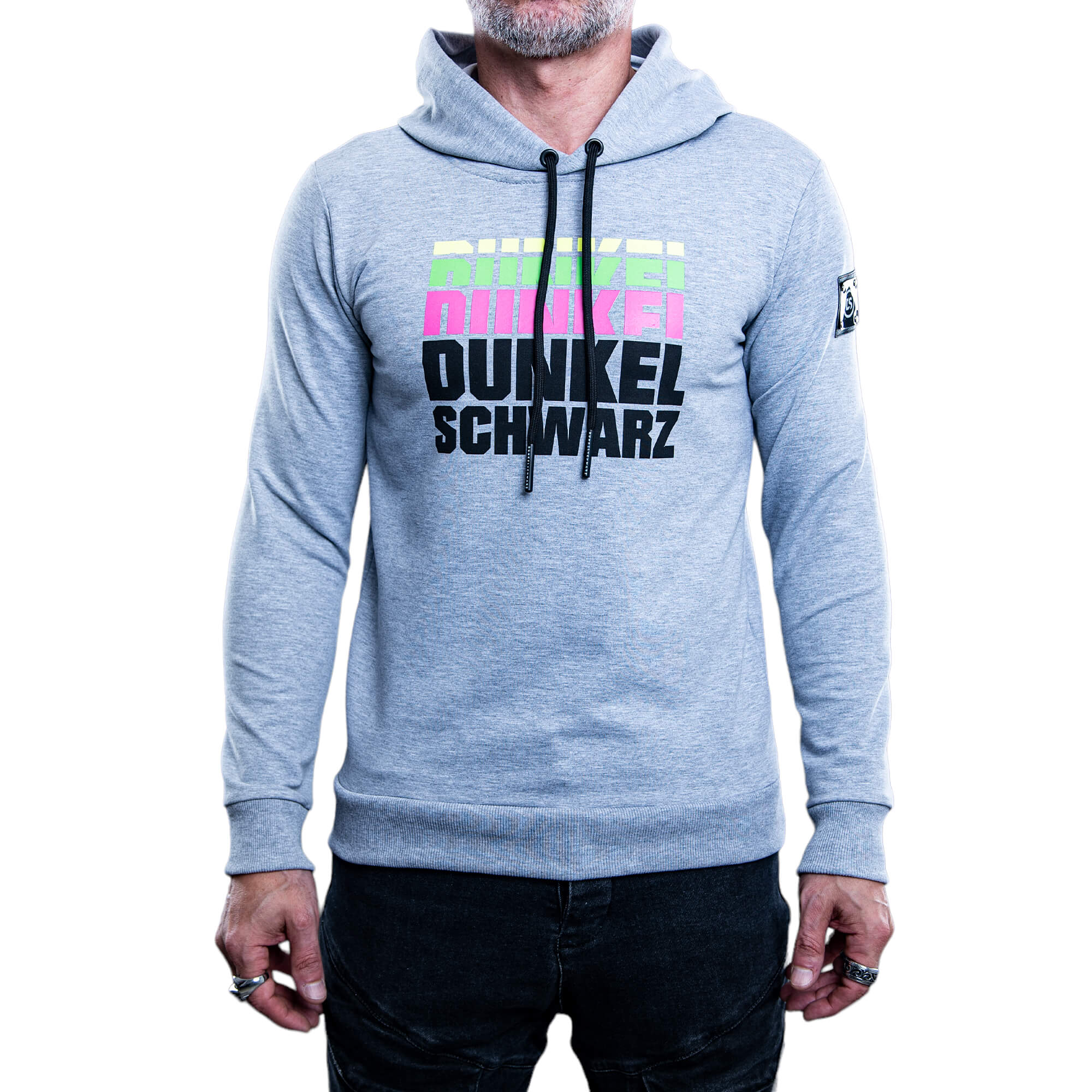 Order Dunkelschwarz hoodie DS-3 LAGENNEON grey online now