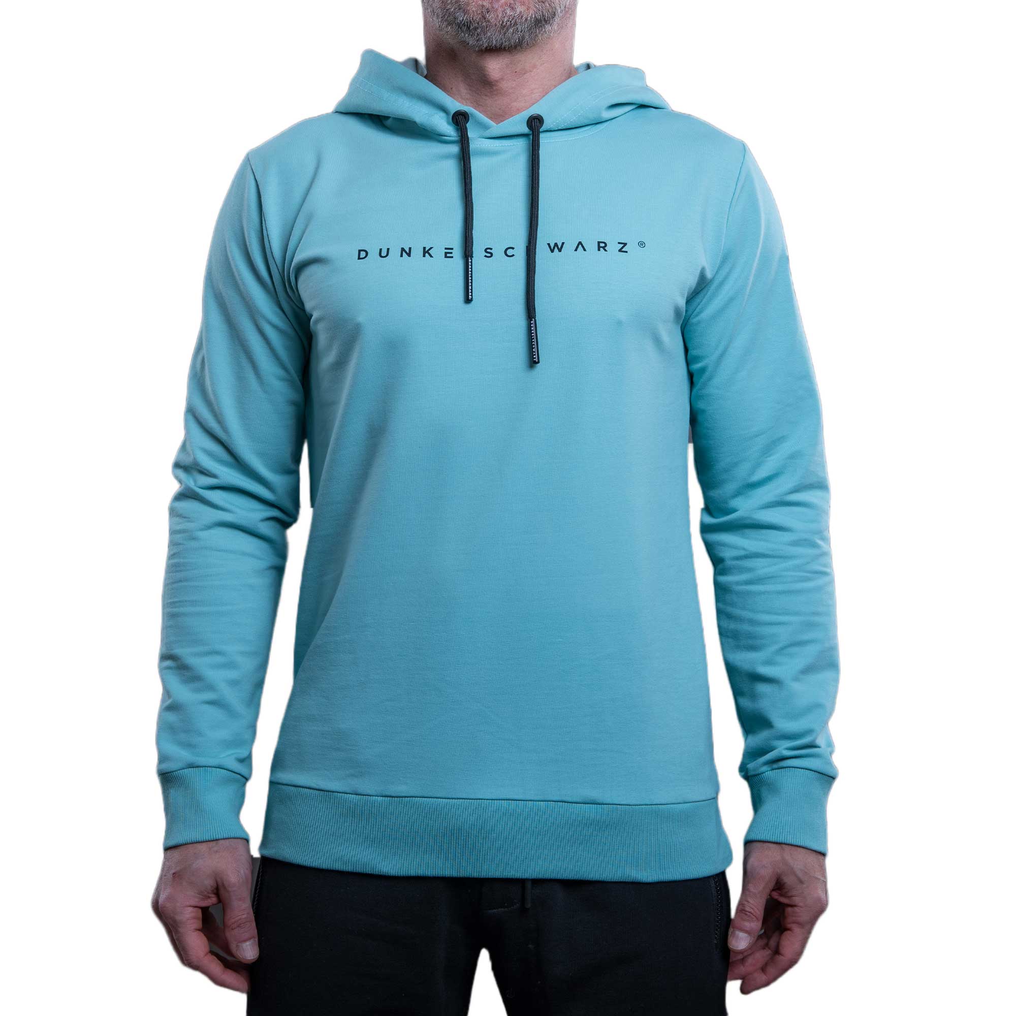 Order Dunkelschwarz hoodie DS-3 LOGO22 aqua online now