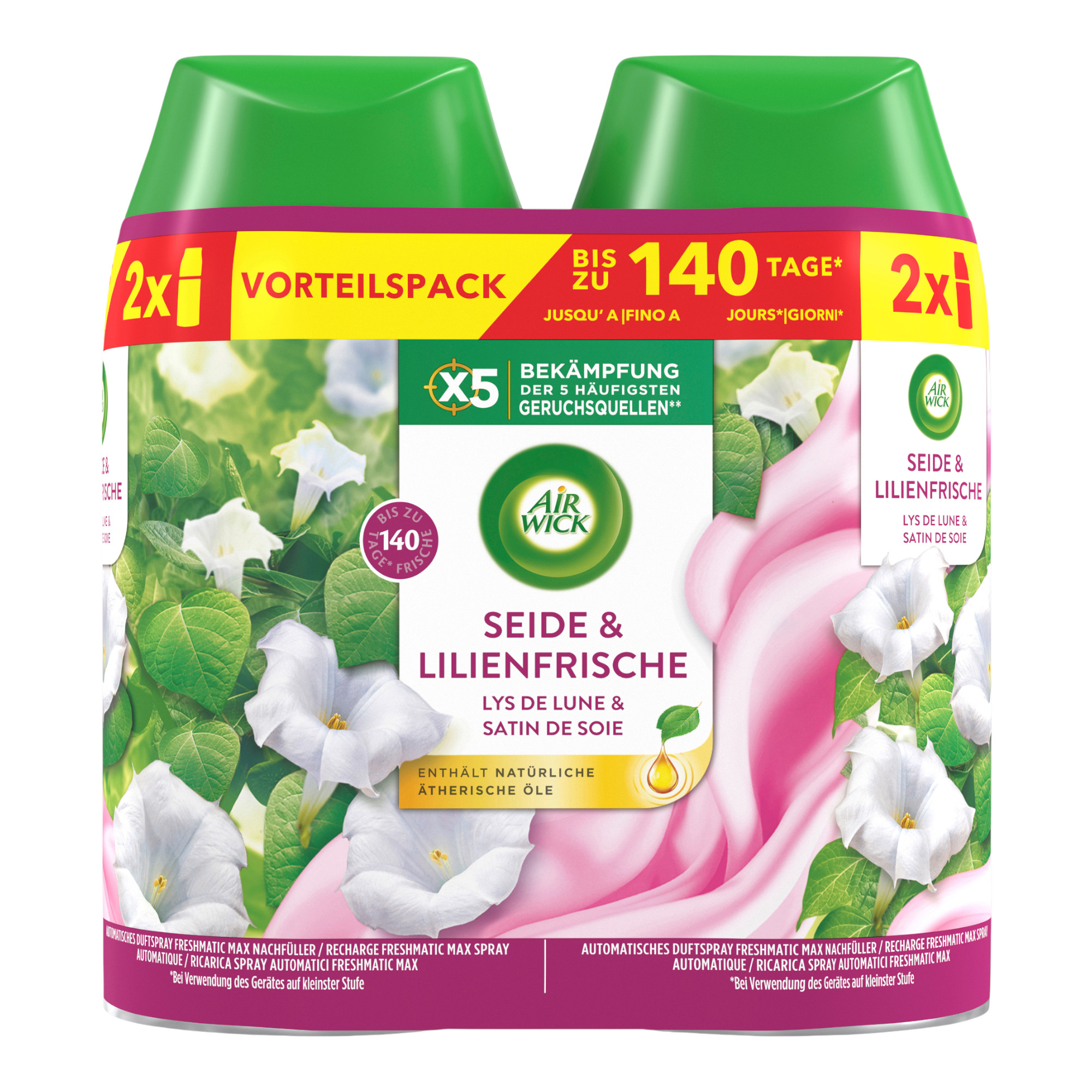 Air wick freshmatic max room spray duo – Air wick freshmatic max – refill: silk and lily freshness – 2 x 250 ml refill . B0BQNDFWNK