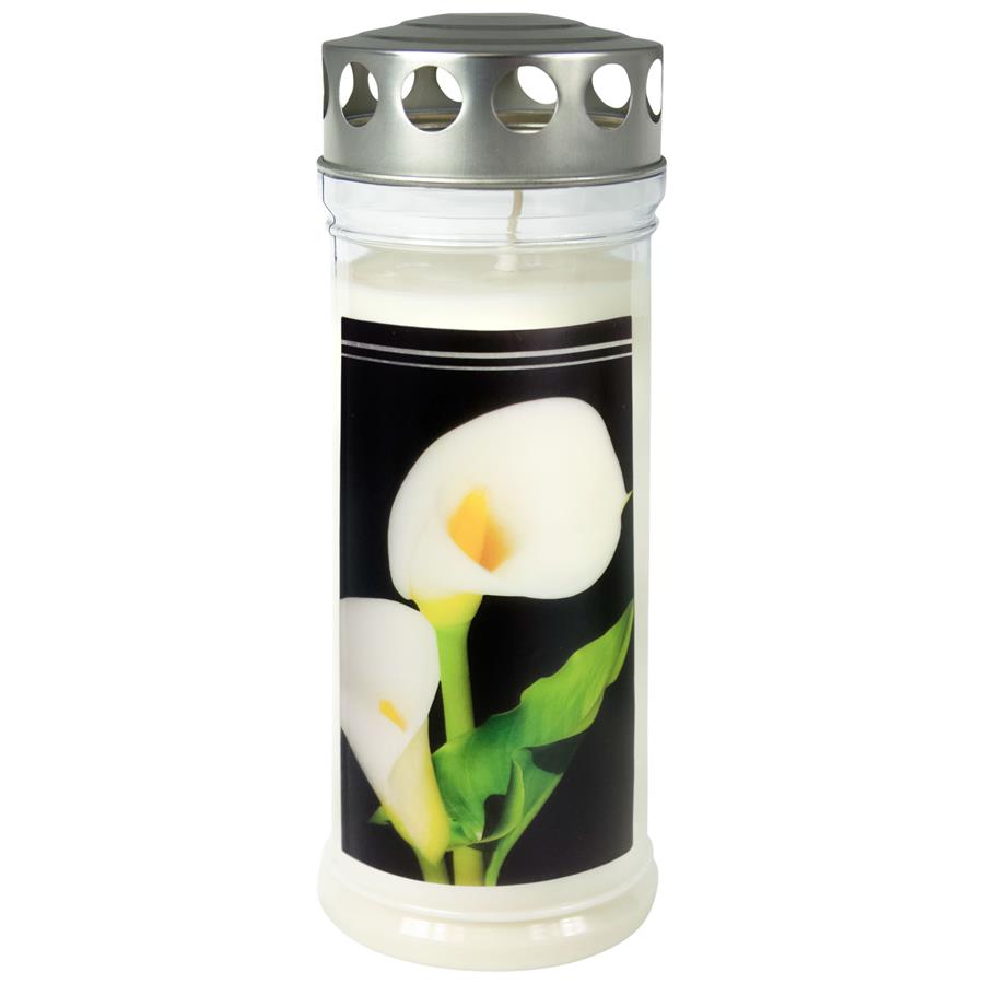 Grabkerze groß 'Calla'7Tg 1ct von Jeka jetzt online bestellen!