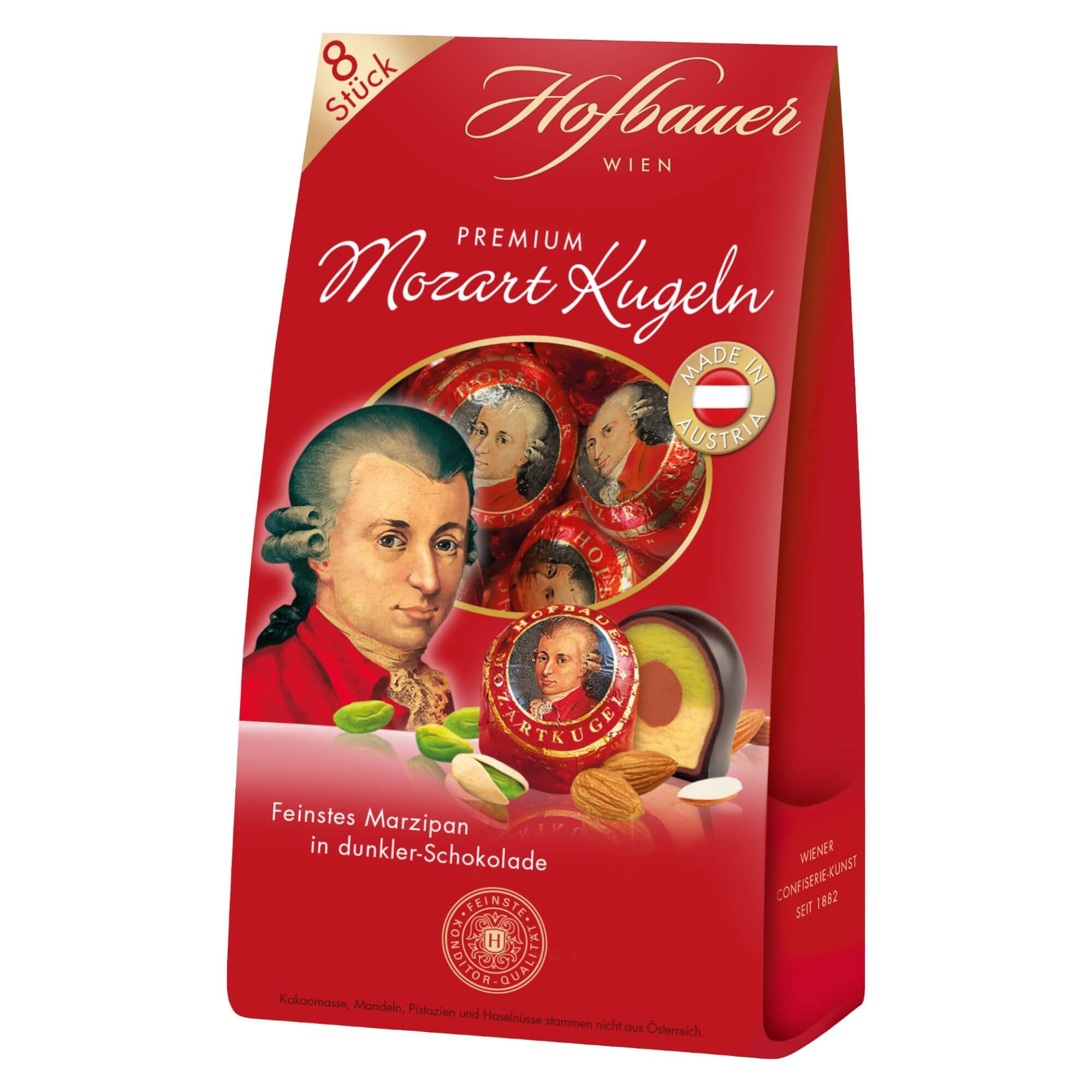 Order Hofbauer Mozart Balls Pistachio 160g online now