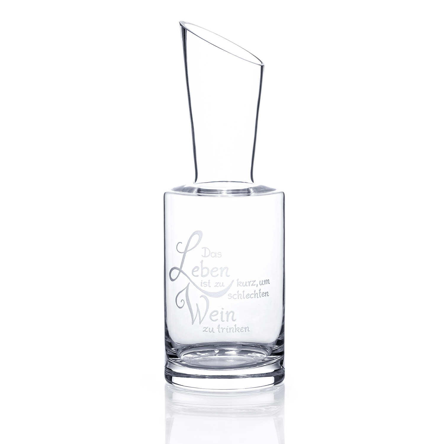 1000ml water/wine carafe with ‘Leben-Wein’ engraving