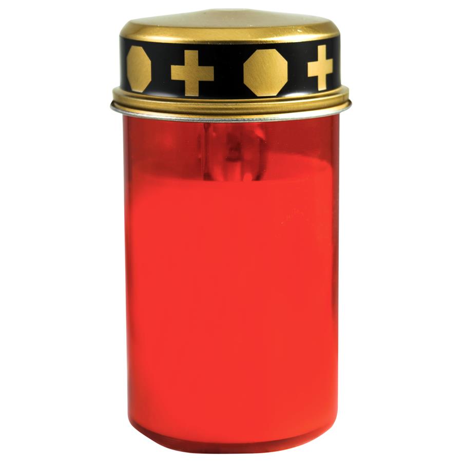 Order the red LED grave light with batteries, 1 pack from Jeka online now!