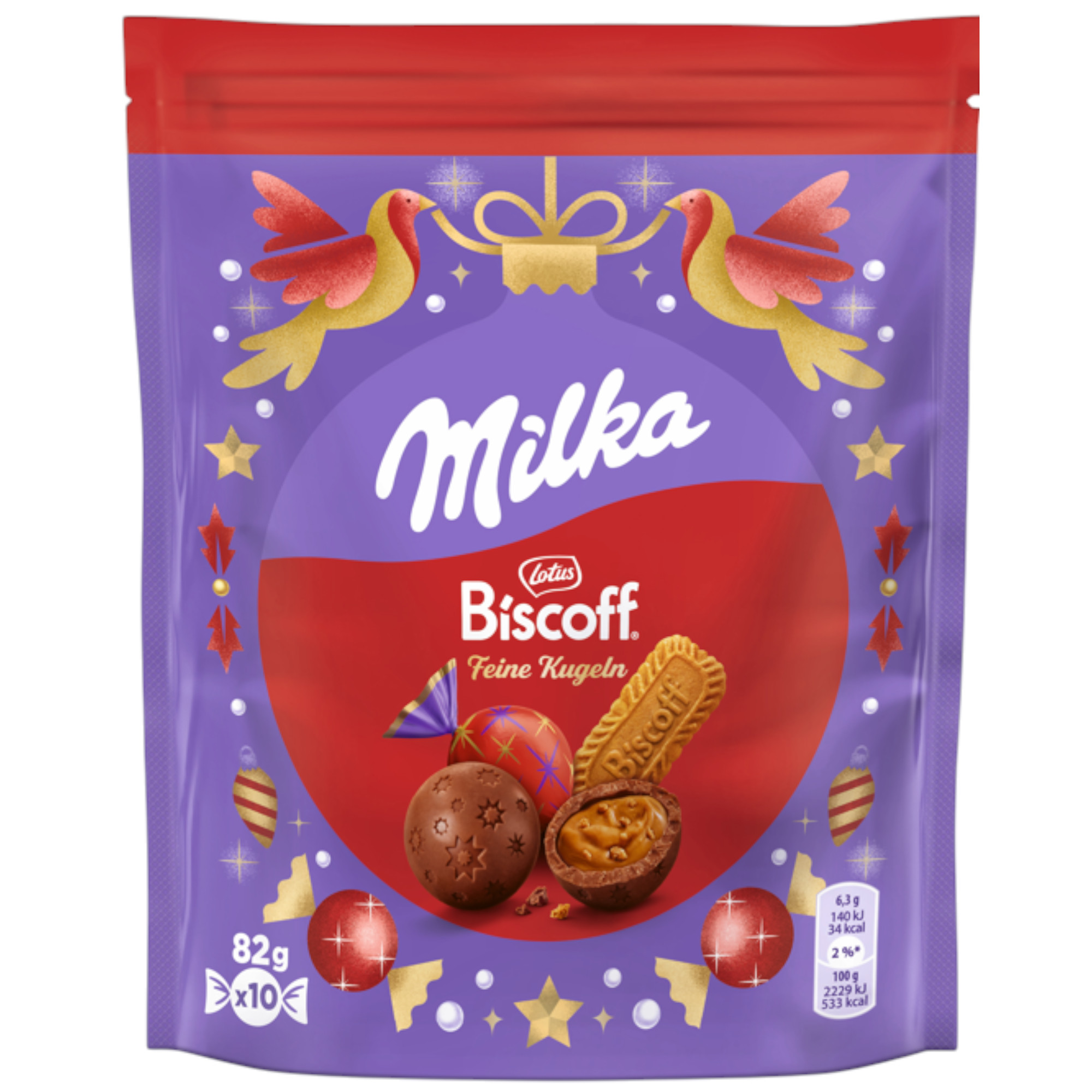 Milka Fine Biscoff Balls 82g, now available to buy online!