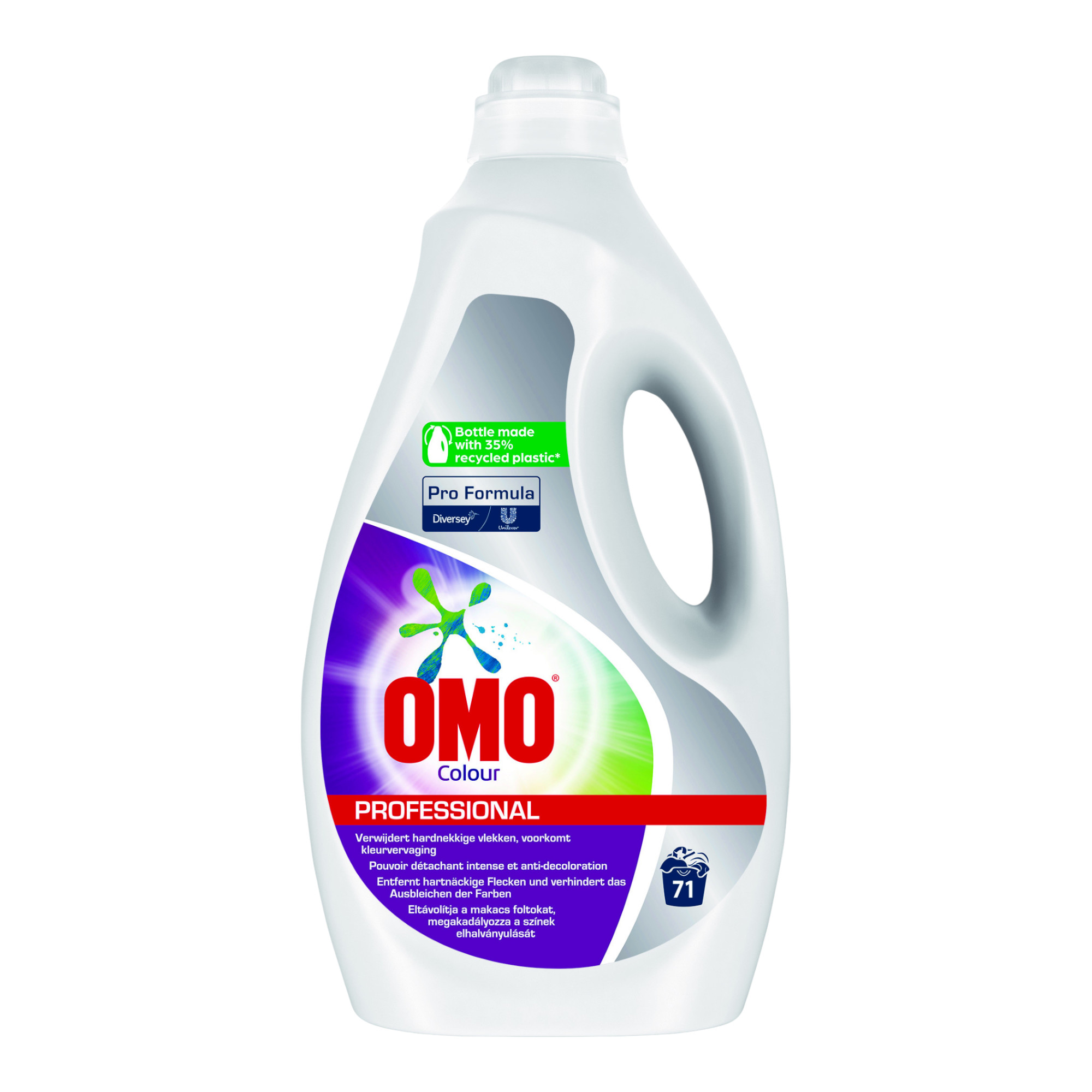 Omo Professional Desinfektionswaschmittel – Ab 40°C, Gegen 99,99% Bakterien Inkl. MRSA & E.Coli – Für Pflege & Gastro