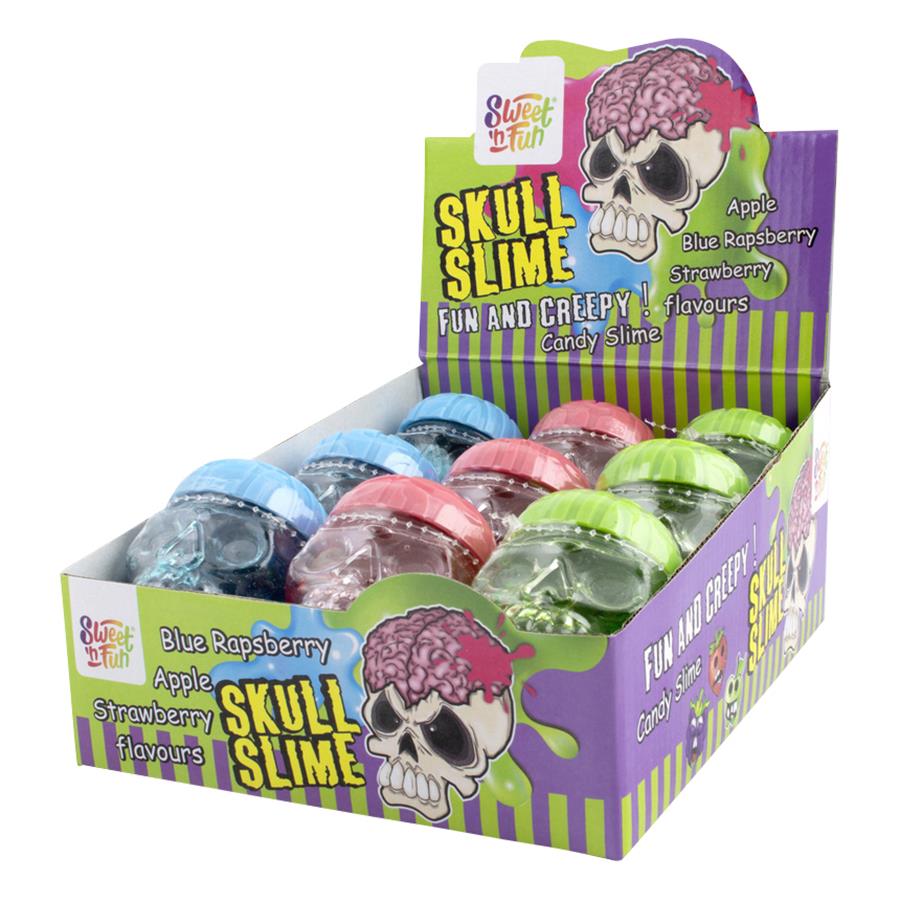 Skull Slime 100g – order the 9-pack value pack from Sweet'n Fun