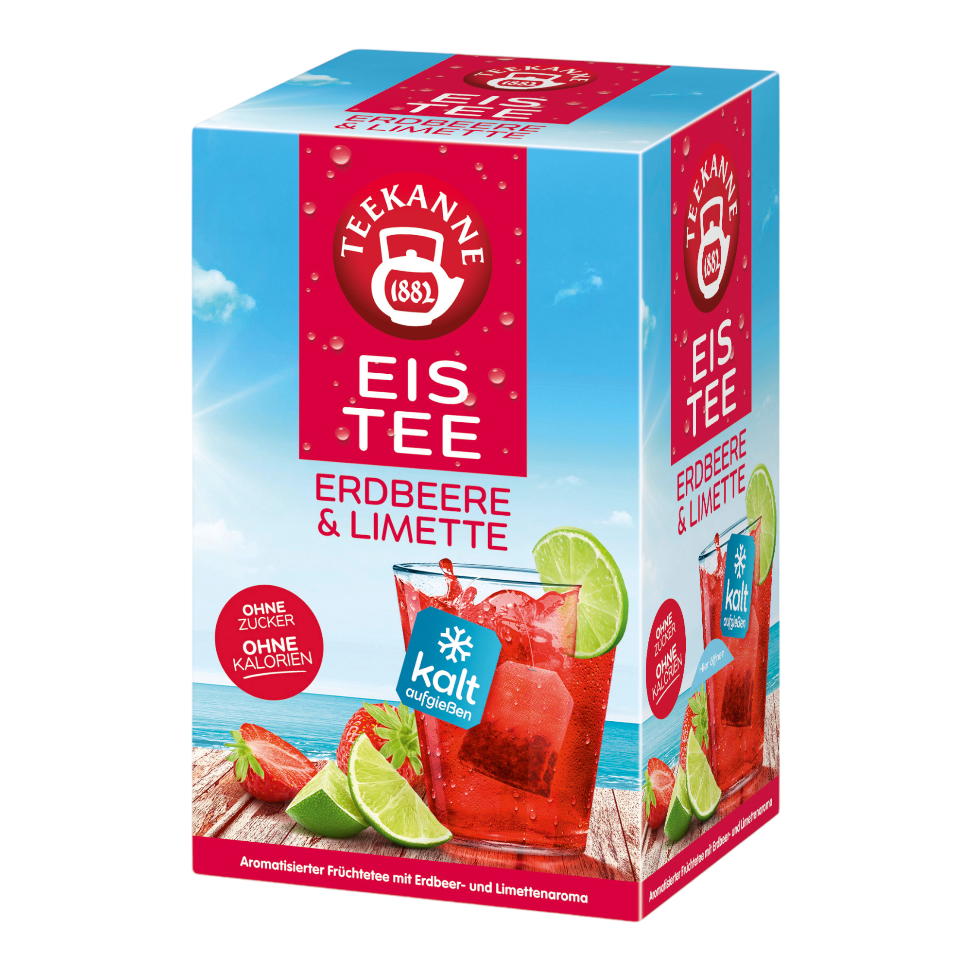 TEEKANNE Eistee - Strawberry Lime Iced Tea
