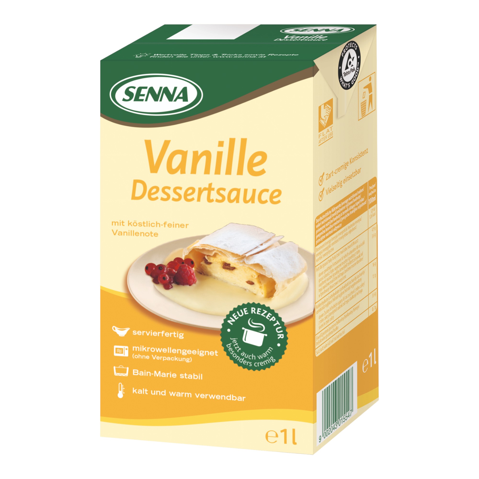 Vanille Dessertsauce 1000ml von Senna jetzt online bestellen!
