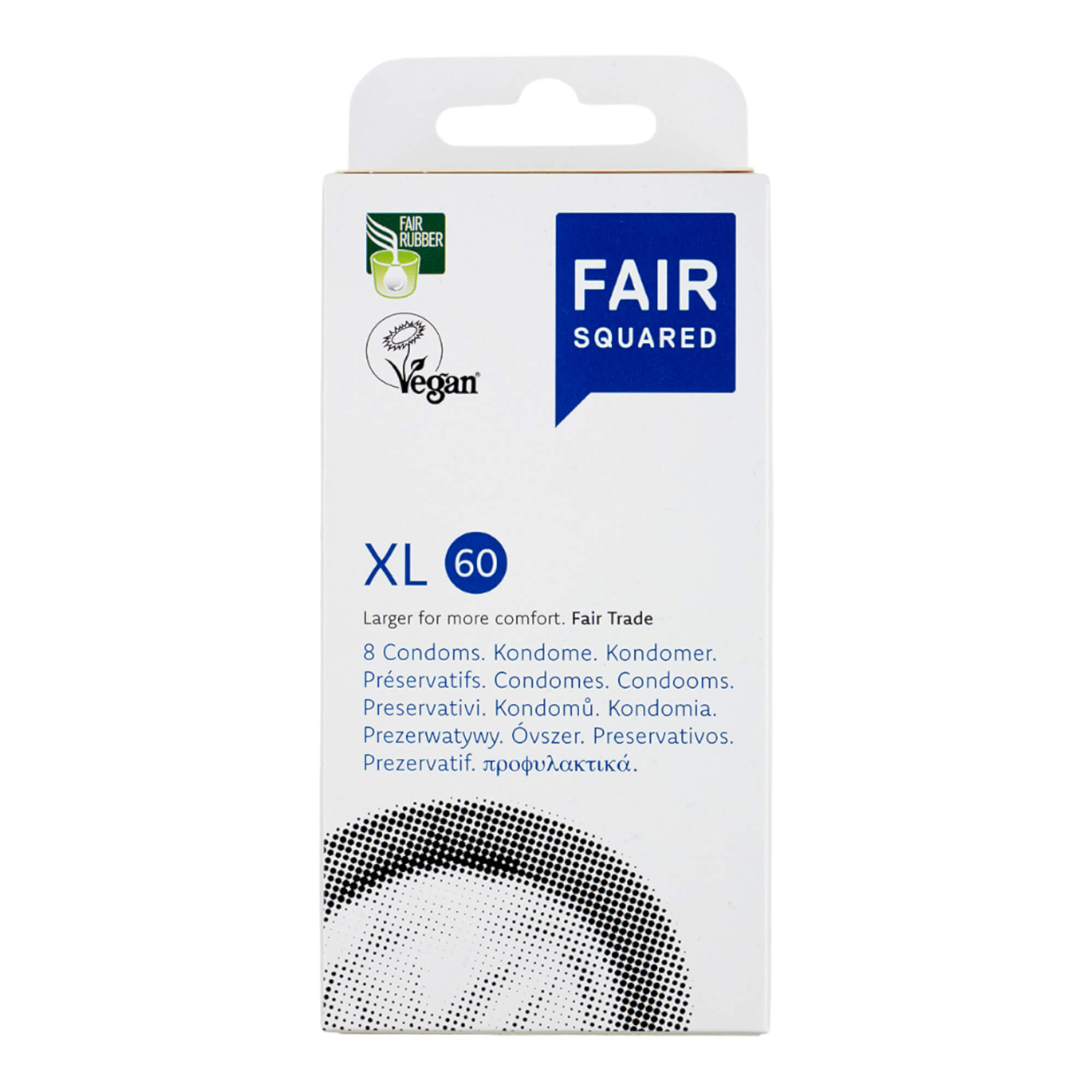 Vegane Kondome - Ultra Thin - 10 Stck - hauchdnn - glatt - transparent -  aus natrlichem Latex von FairSquared online bestellen