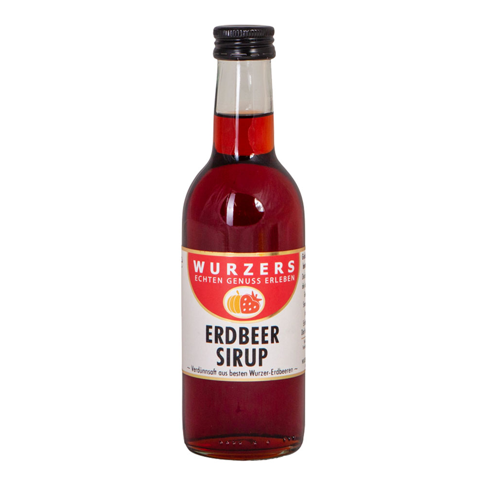 Wurzers Erdbeer Sirup 250ml online kaufen