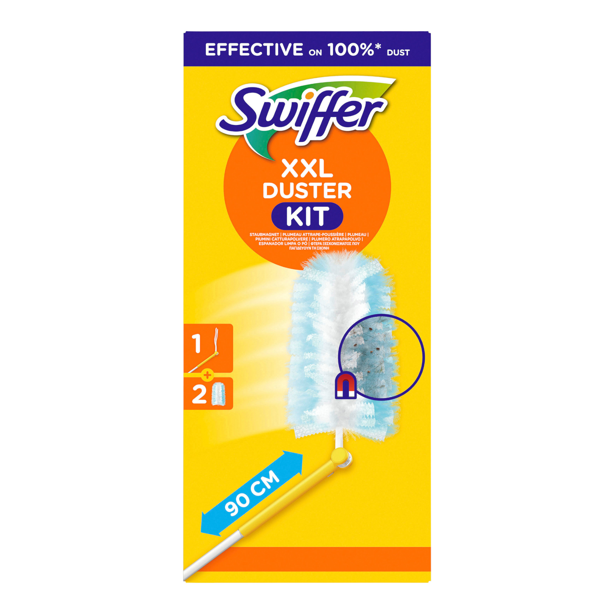 Swiffer Duster Out of Box XL Handle Kit 1 pcs + 2 pcs